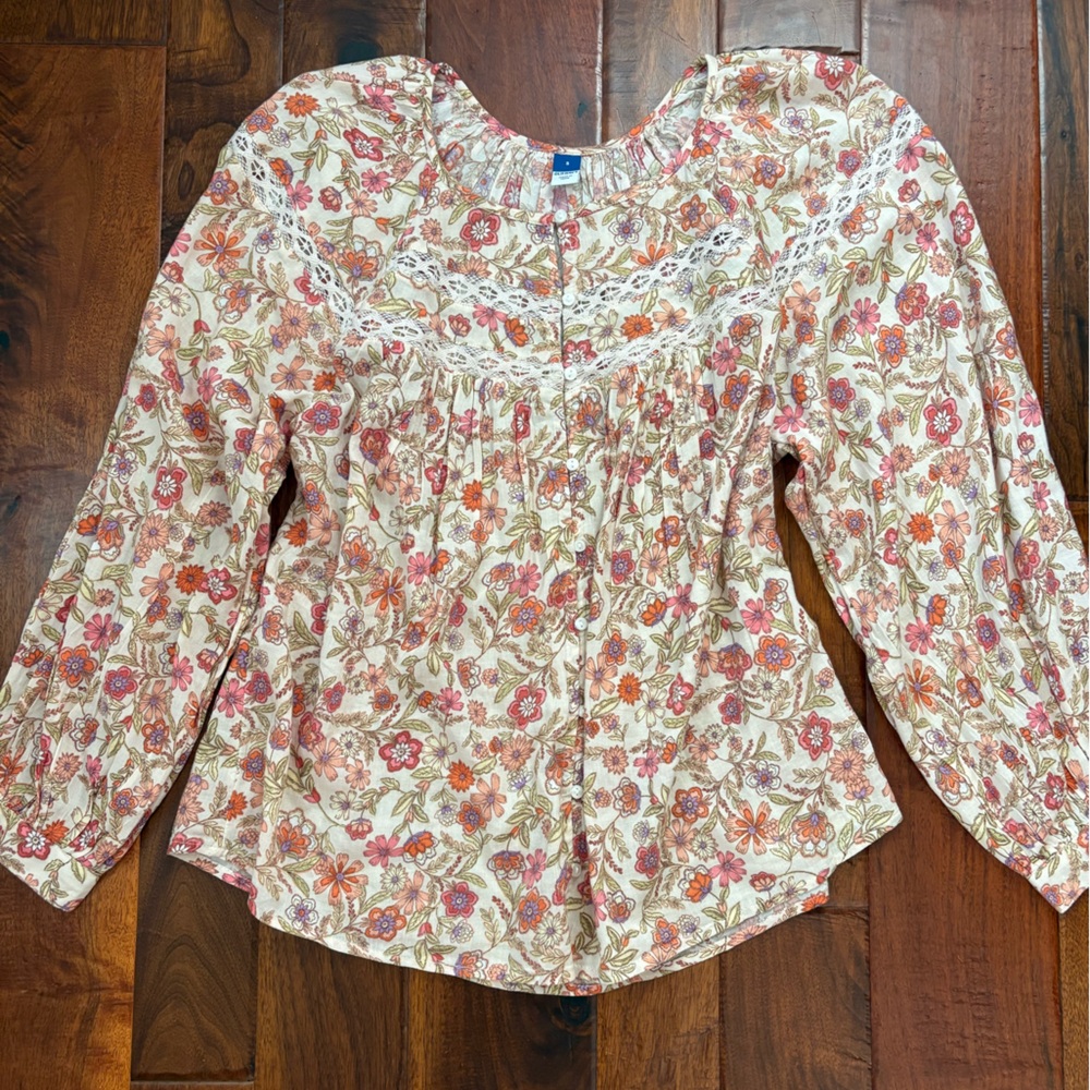 Old Navy Floral Print Women's Top